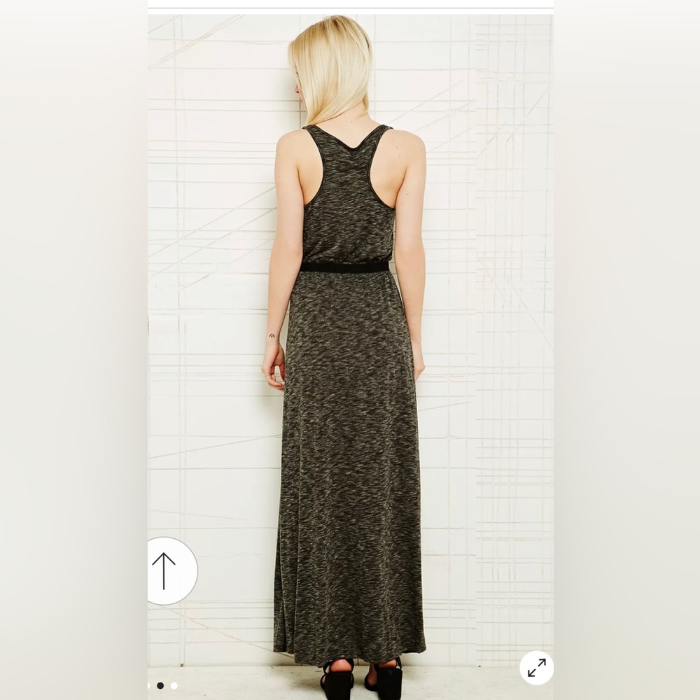 Silence + Noise Double-Slit Maxi Dress green size small - Picture 3 of 10